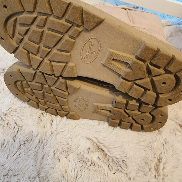 BEARPAW CLOUD li WOMENS SUEDE BROWN BOOTS 10 - Picture 7 of 10